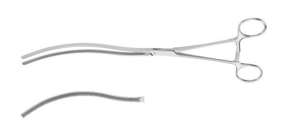 КОХЕР АТРАВМАТ. ЗАТИСКАЧ ВИГНУТ. 280MM